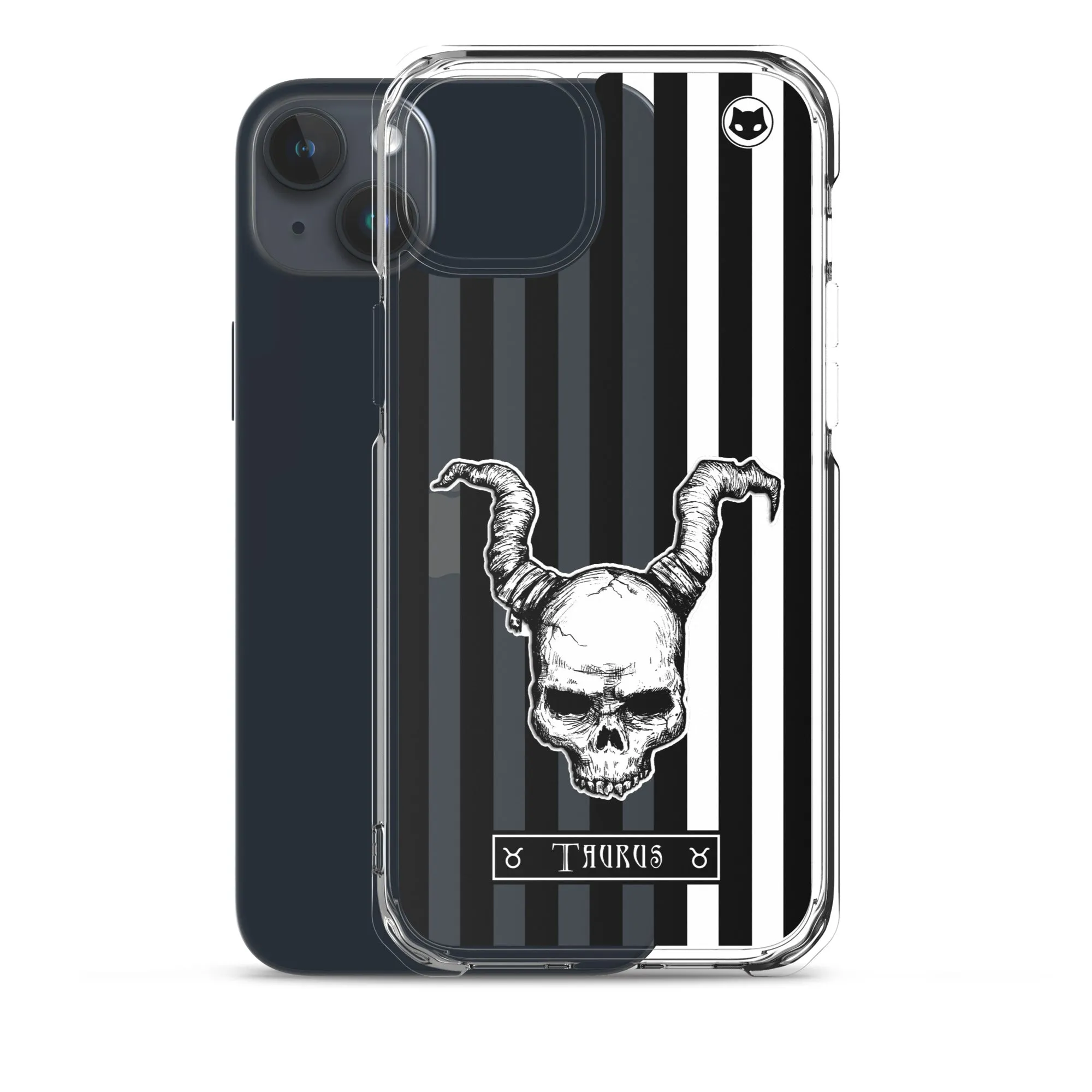 Taurus Zodiac iPhone Case (Clear)