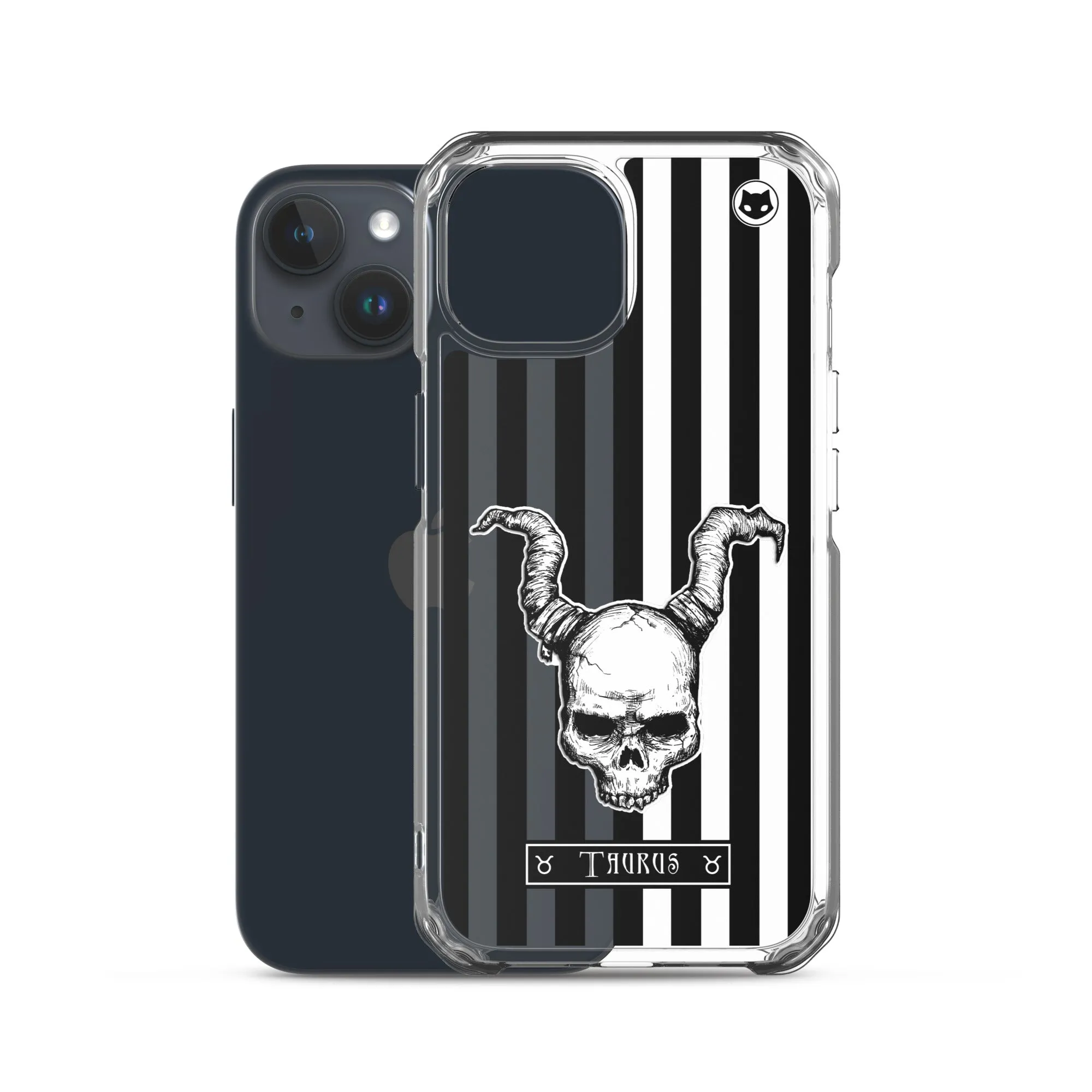 Taurus Zodiac iPhone Case (Clear)