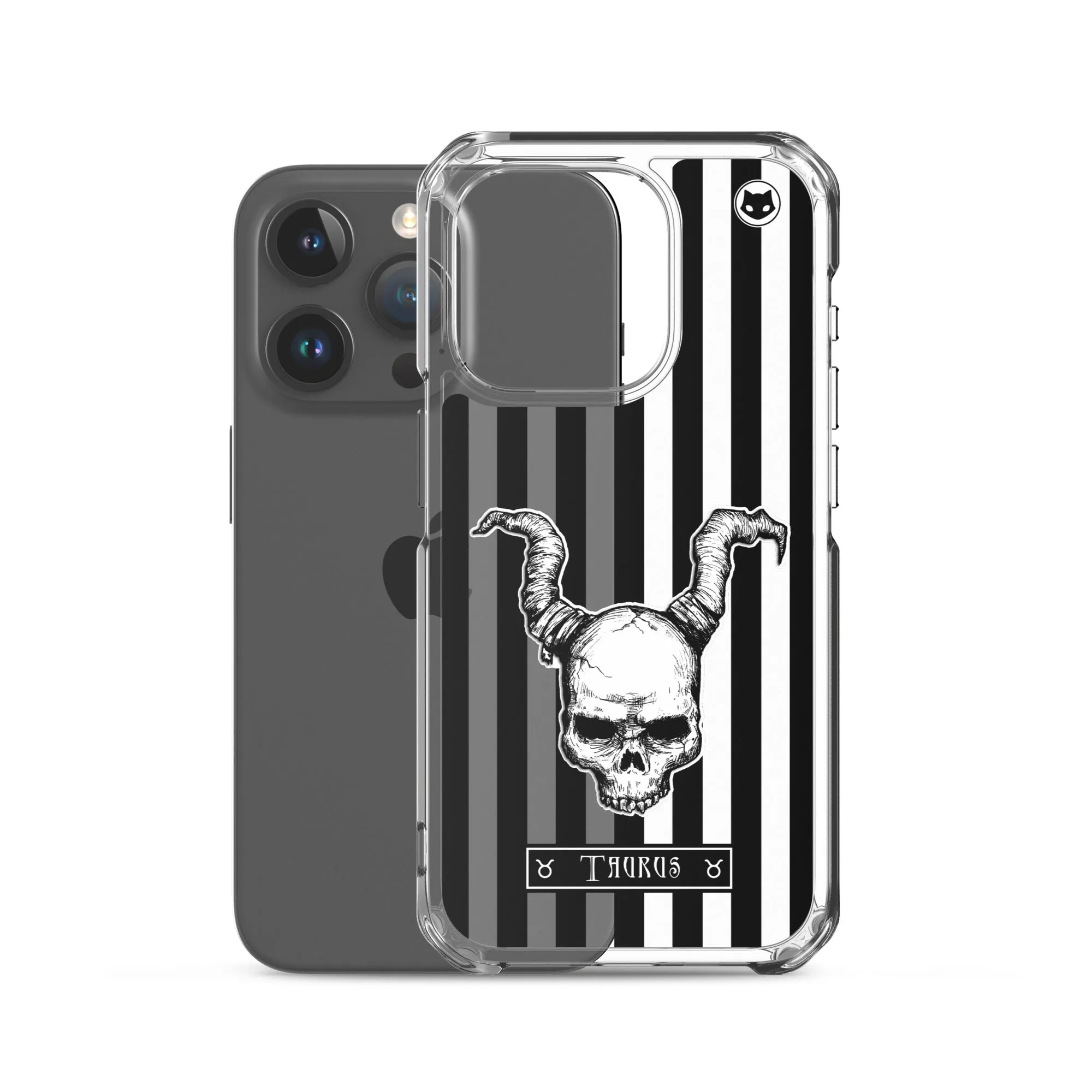 Taurus Zodiac iPhone Case (Clear)