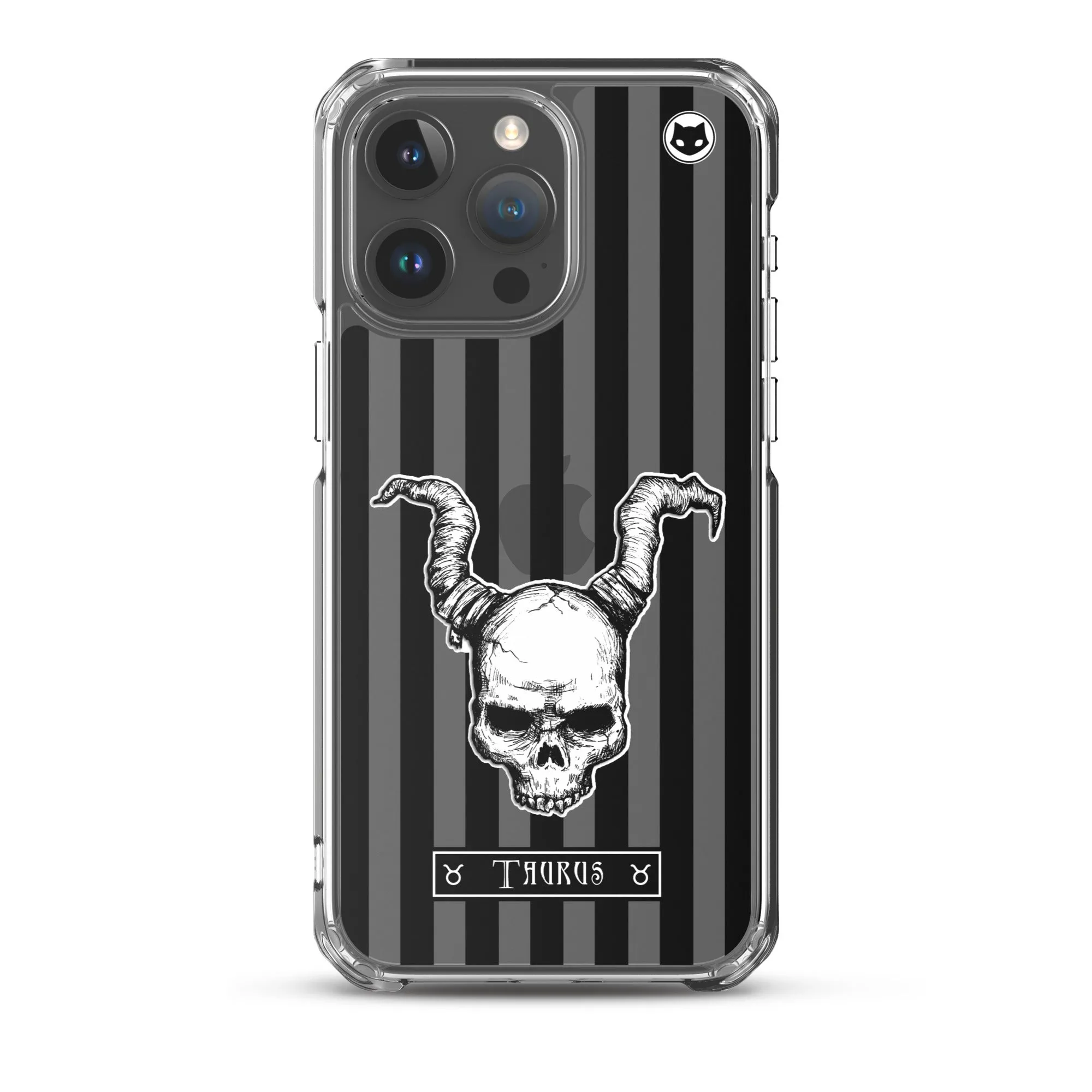 Taurus Zodiac iPhone Case (Clear)
