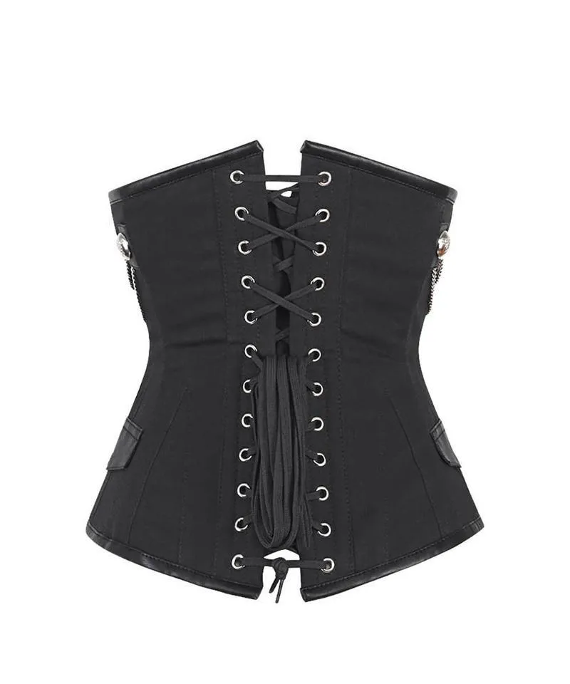 Ted Gothic Cotton Underbust Corset