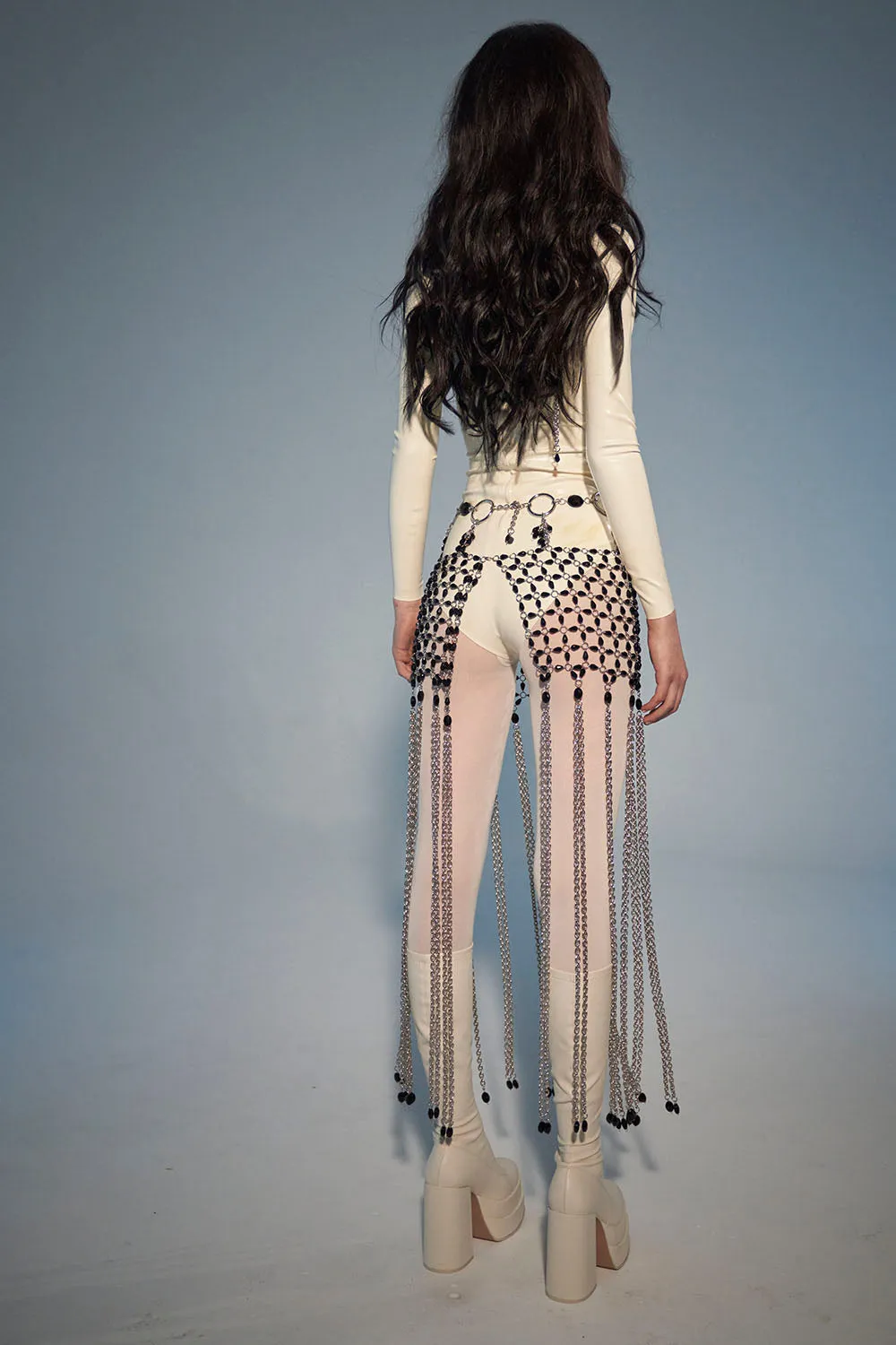 The Bowie Fringed Mini Skirt