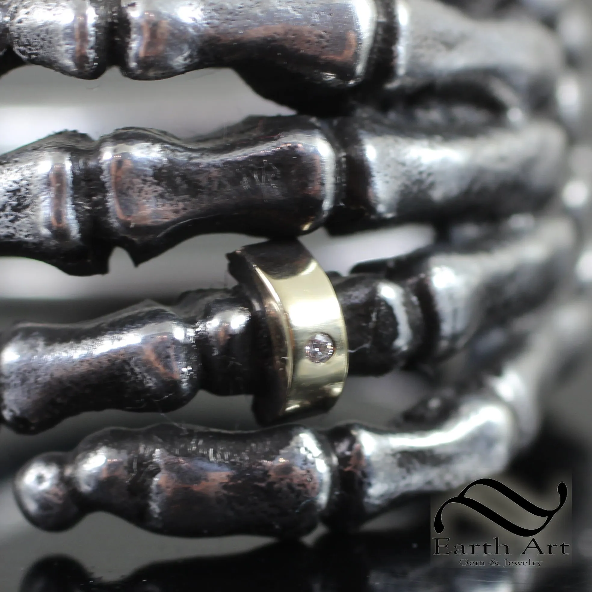 Til' Death - A Sterling Skeleton Hand Ring