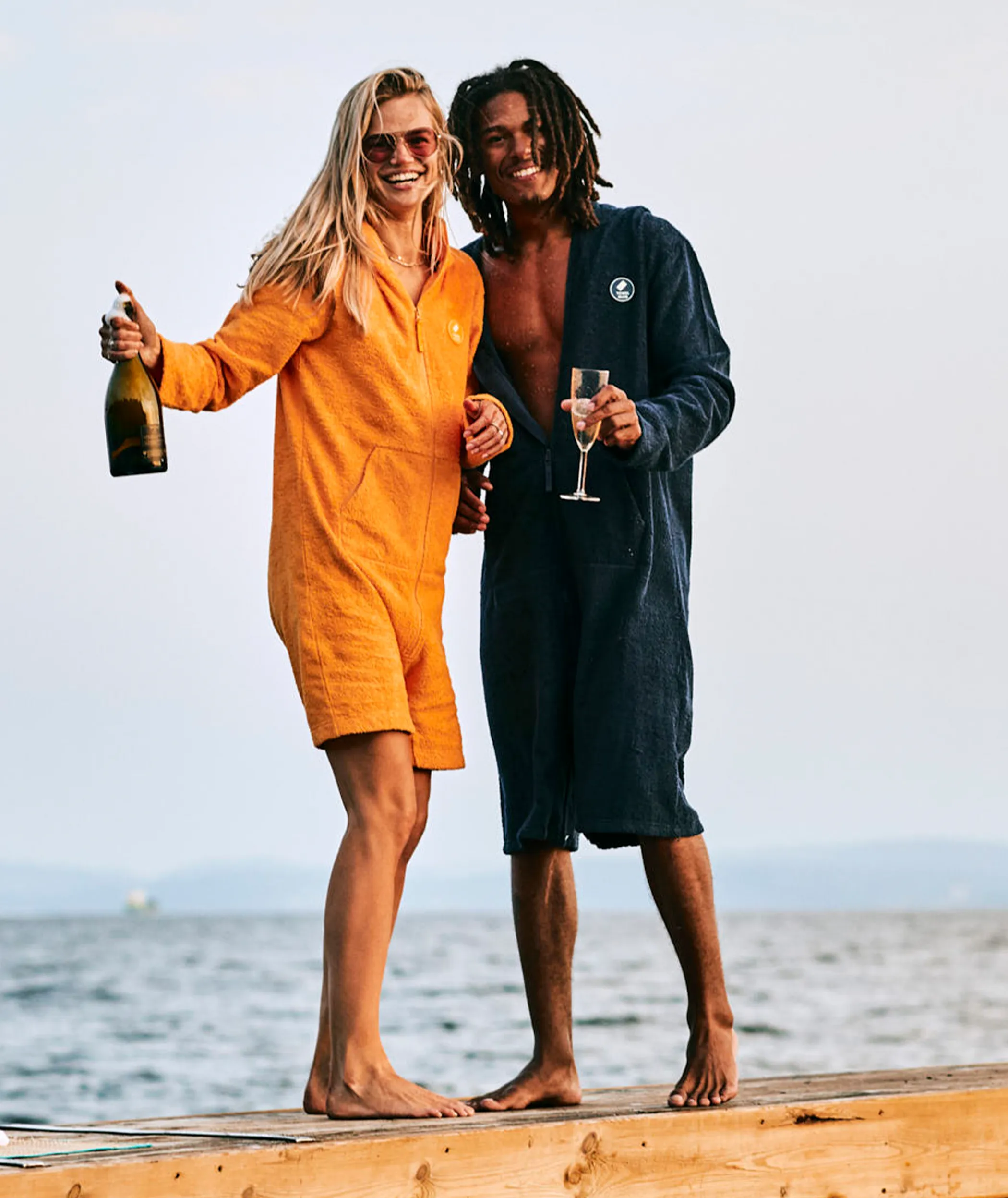 Towel Jumpsuit Navy