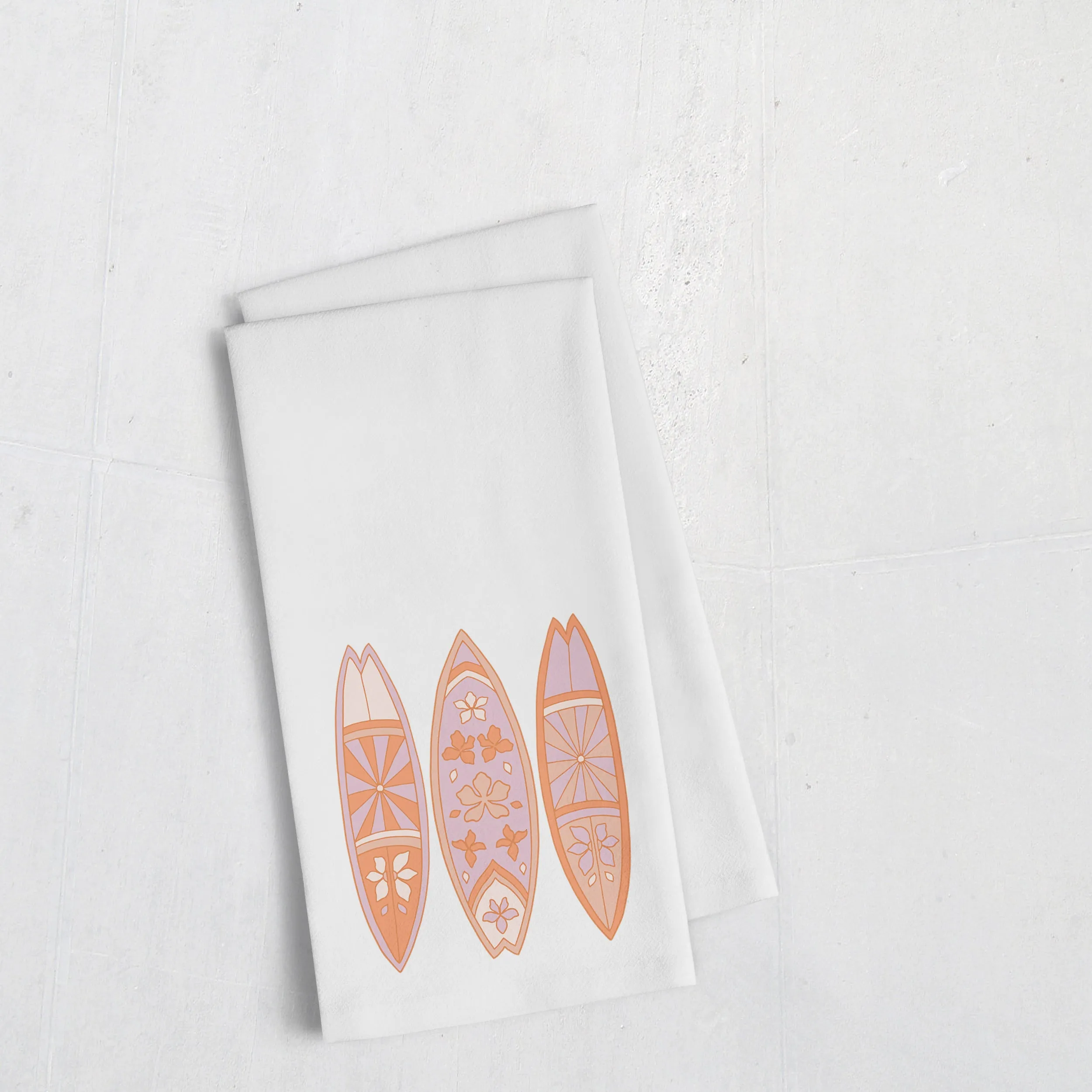 Trio of Surfboards Tea Towel | Good Vibrations Collection