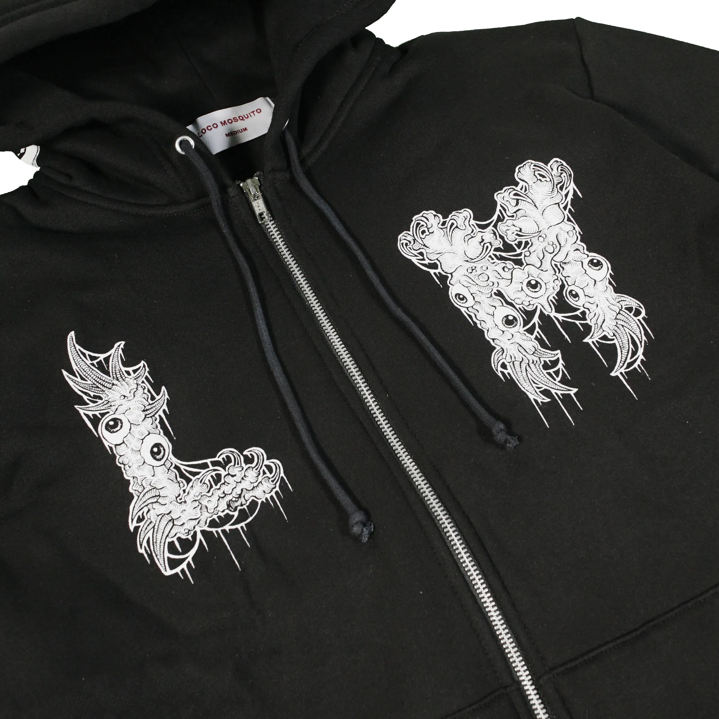 [UNISEX] RAFEL DELALANDE X LOCO MOSQUITO DRAGON SKULL HOODIE