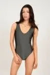 Valentina V Neck Sleeveless Bodysuit