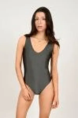 Valentina V Neck Sleeveless Bodysuit