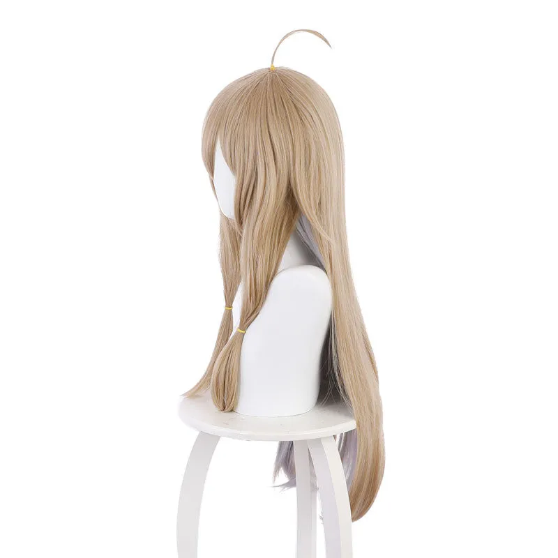 Virtual YouTuber A-SOUL Diana Mixed Brown Light Gray Purple Long Cosplay Wigs