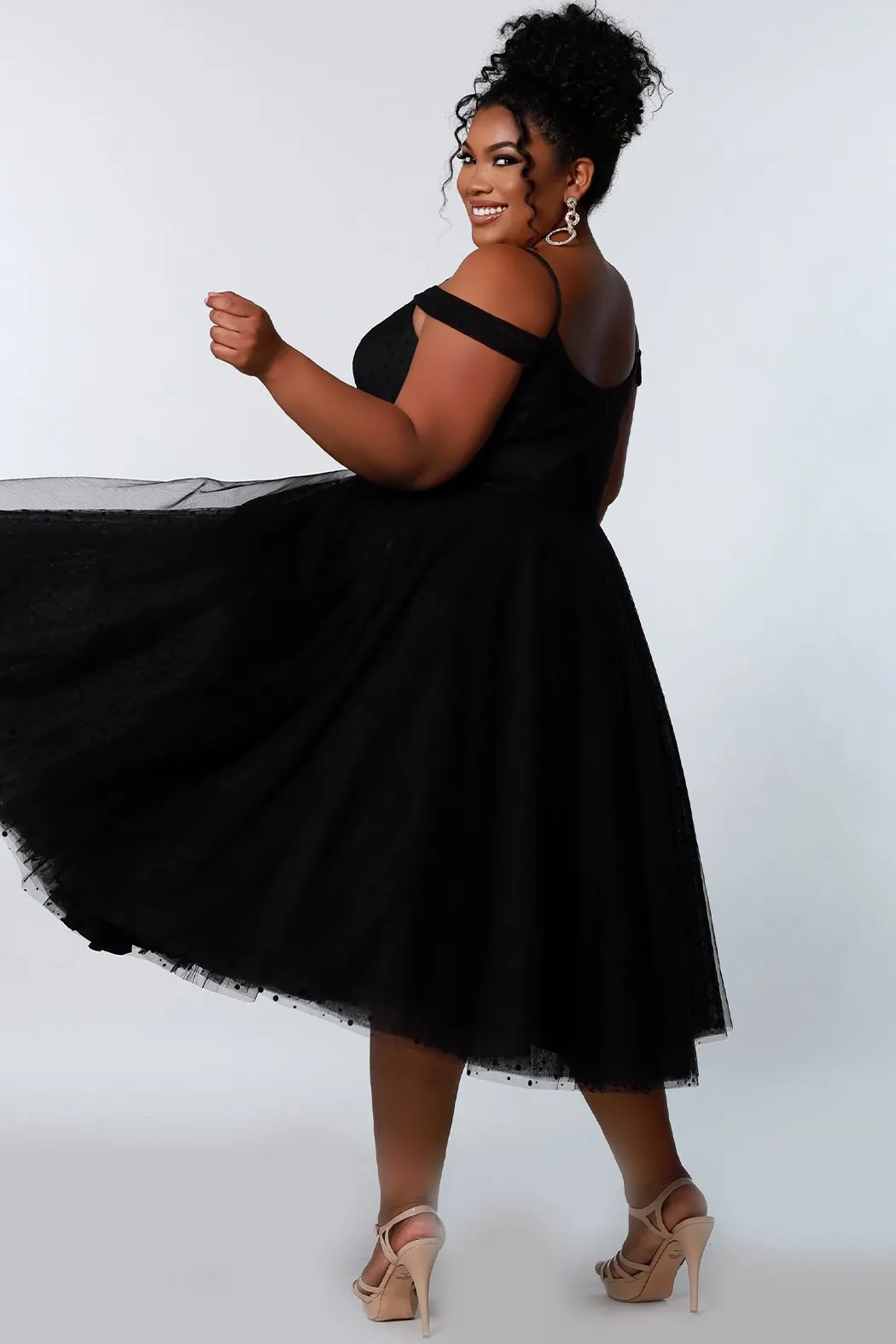 Vision of Love Tea Length Dress CE2208