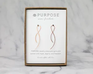 Vista Earrings / Rose Gold