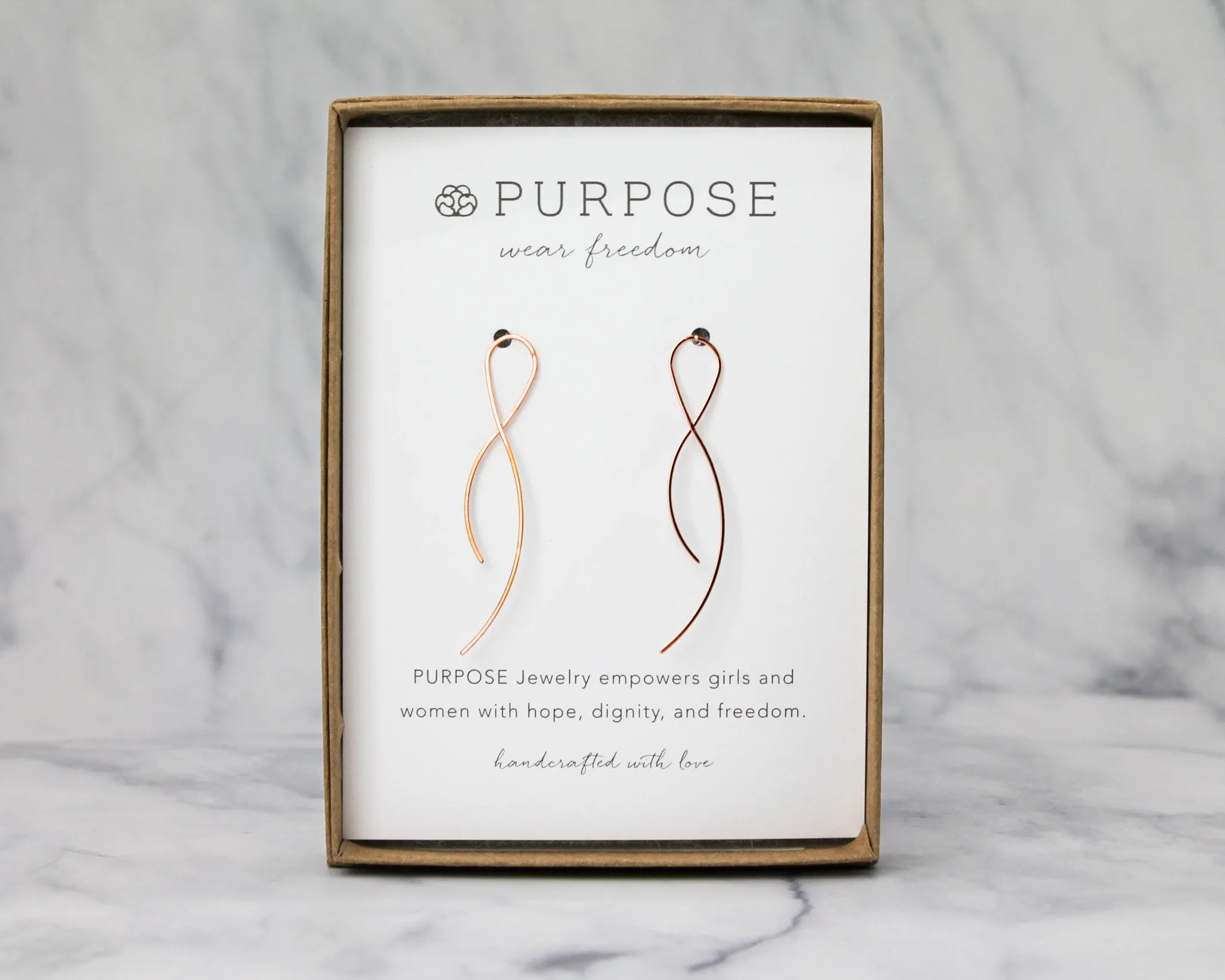 Vista Earrings / Rose Gold