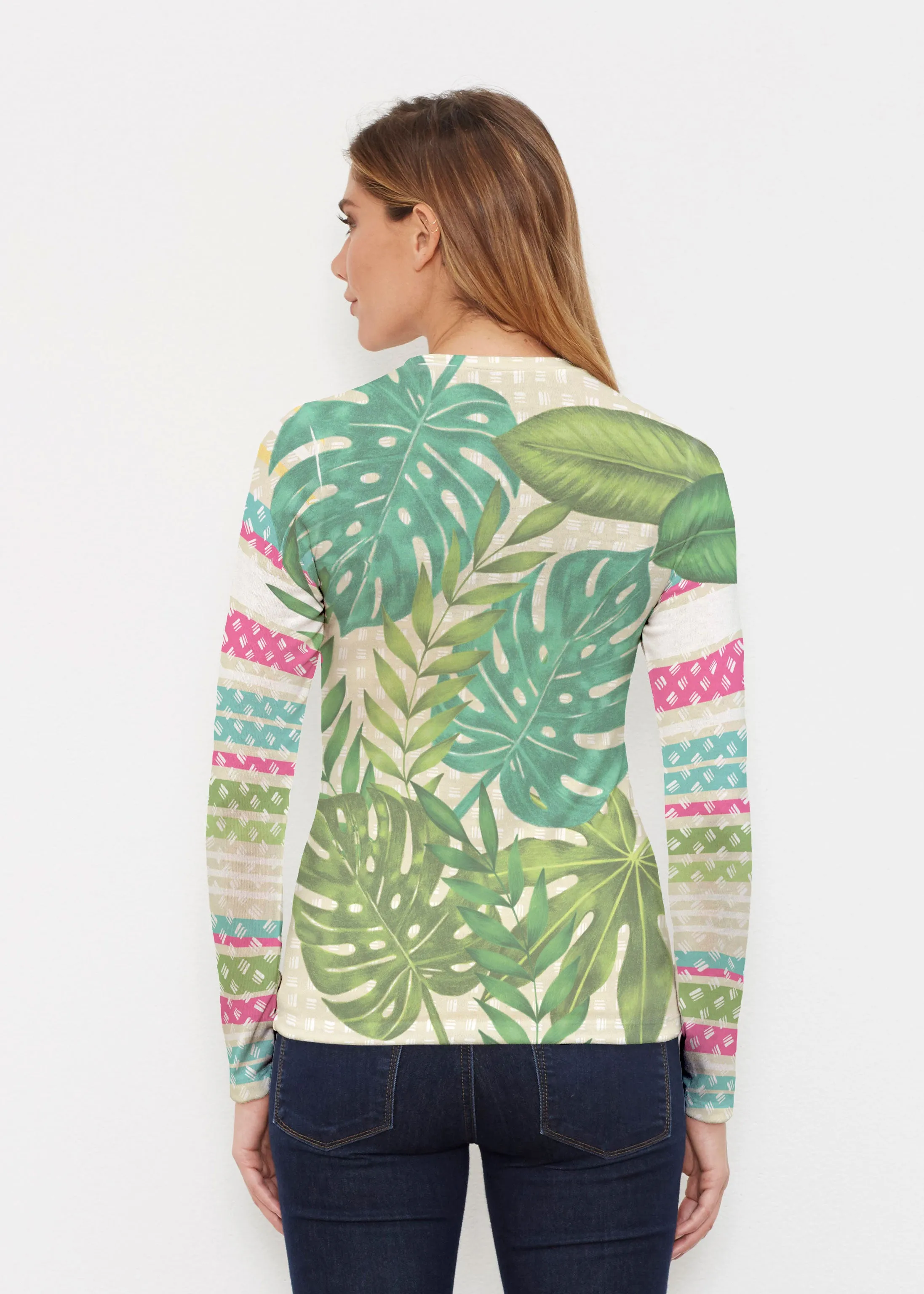 Wild Begonia (13489) ~ Butterknit Long Sleeve Crew Top