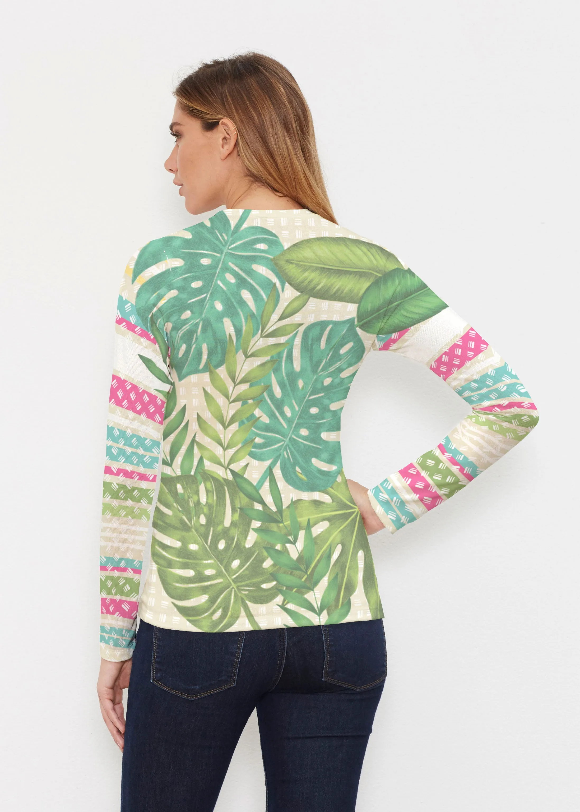 Wild Begonia (13489) ~ Butterknit Long Sleeve V-Neck Top