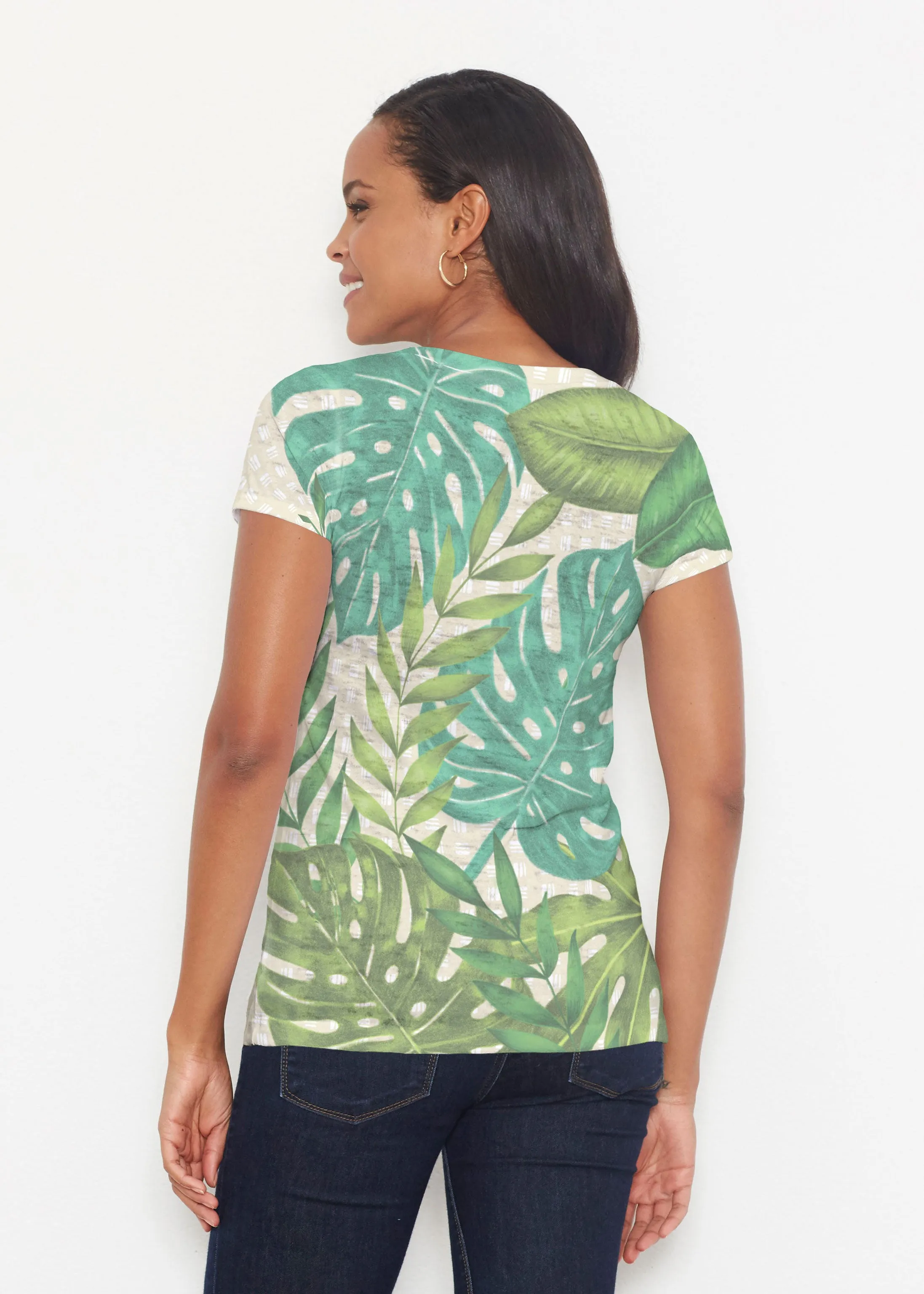 Wild Begonia (13489) ~ Signature Short Sleeve Scoop Shirt