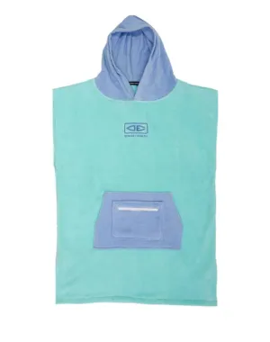 Youth Hooded Poncho Towel - Mint