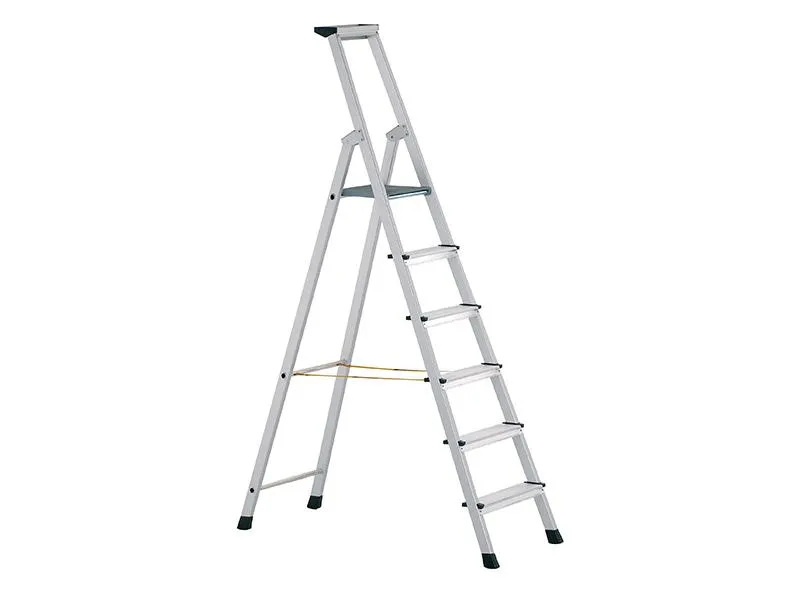 Zarges Anodised Trade Platform Steps, Platform Height 1.54M 7 Rungs